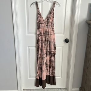 Gypsy tie dye Maxi Dress